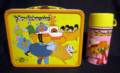 yellow submarine lunch box 1968